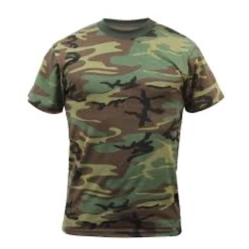 Rothco Men's Green Tactical Camo Short Sleeves Tee Shirt Size S